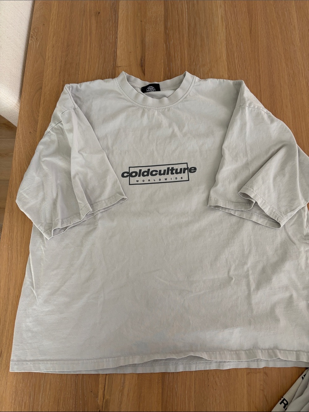 Cold Culture Worldwide Men's Short Sleeve Tee in Light Gray